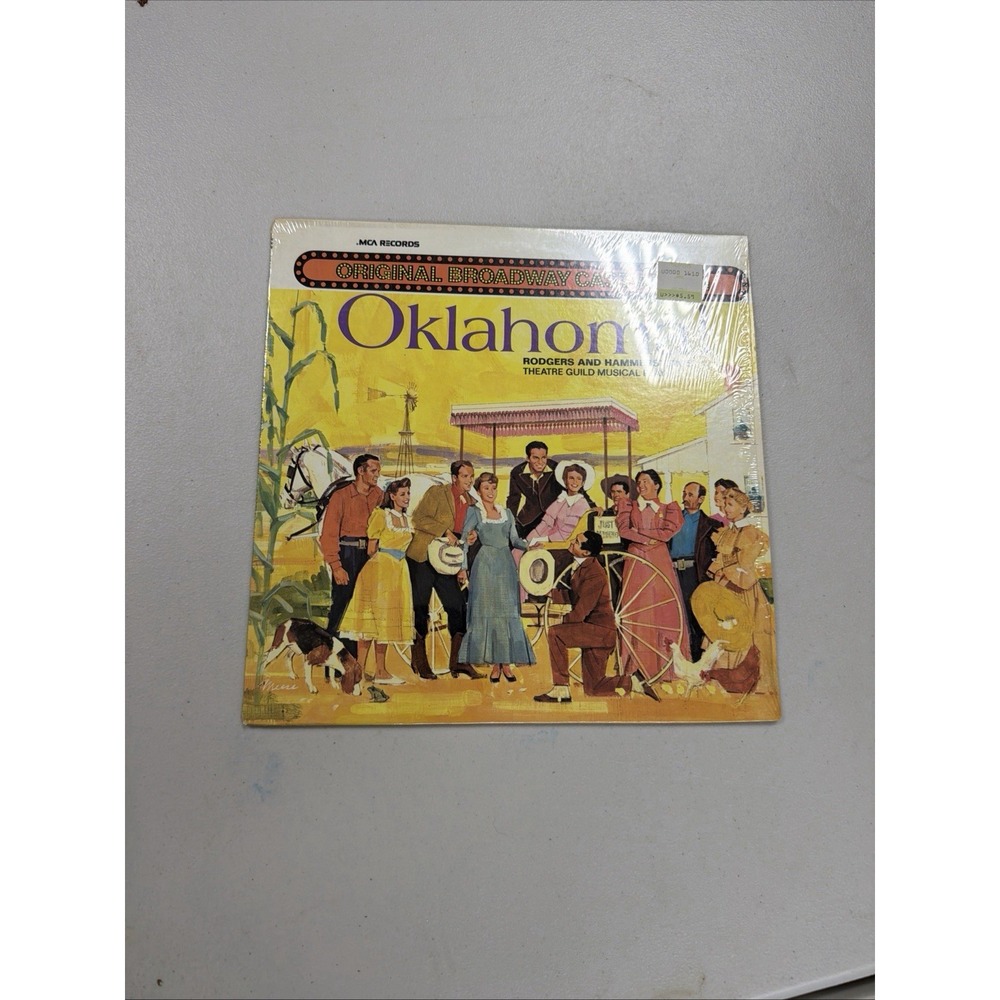 Vintage Oklahoma Vinyl LP Record Album Musical Soundtrack Original Broadway Cast